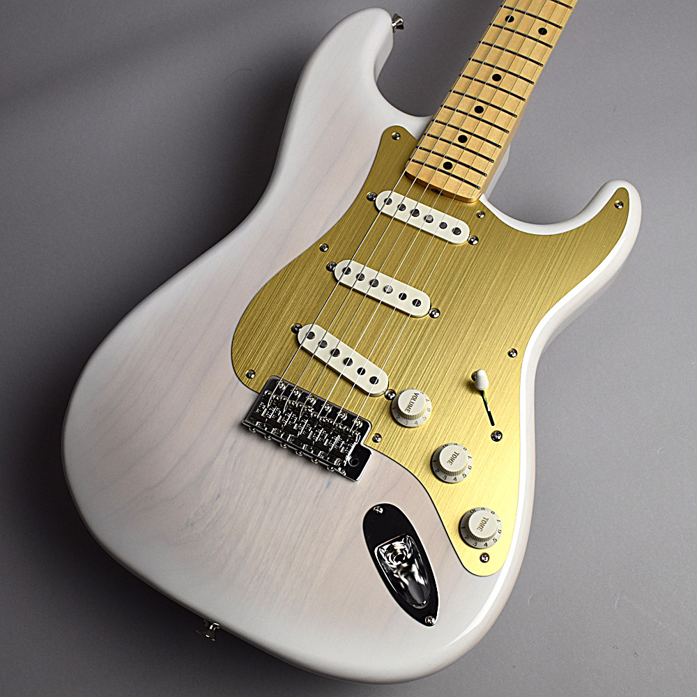 Fender : Heritage 50s Stratocaster White blonde Fender Made In